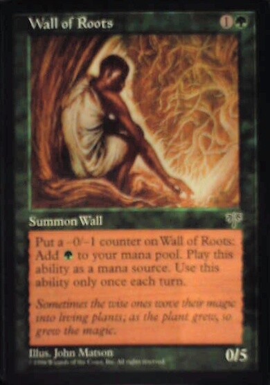 Wall of Roots - Mirage: #253, Magic: The Gathering Lp R112