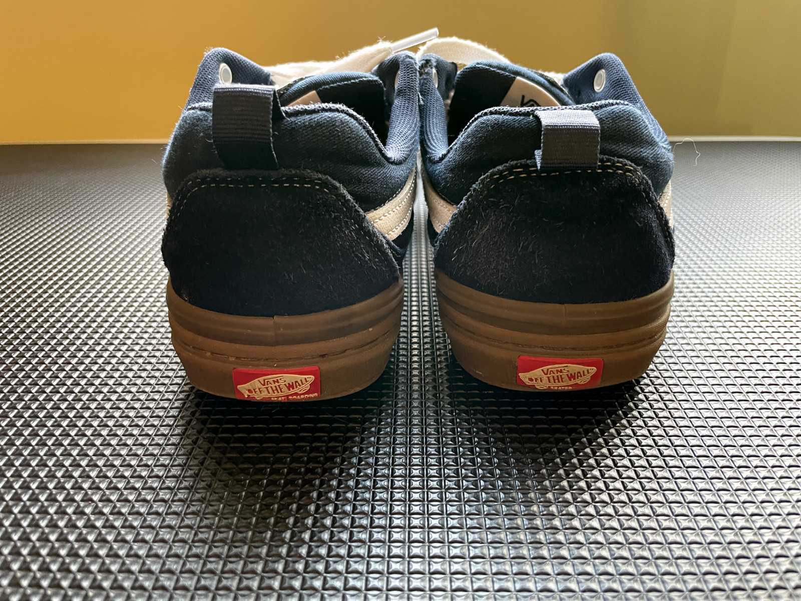 Vans Kyle Walker Dress Blue/Gum Mens Suede Pop Cush Size 7.5 Shoes Skateboarding