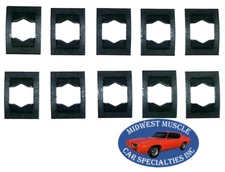 Ford Lincoln Mercury 5/16" Stud Emblem Badge Trim Molding Push Speed Nut 10pcs I