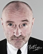 Phil Collins Autograph Signed Photo Print