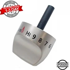 Burner Control Knob for GE C2S980SEM1SS, C2S980SEM2SS, C2S980SEM4SS