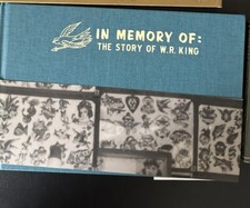 W.r. King In Memory Of Vintage Flash Tattoo Book Royal Art Paul Rogers Oop