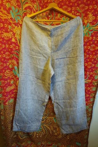 Crea concept linen trousers Crea 44; UK sz 16