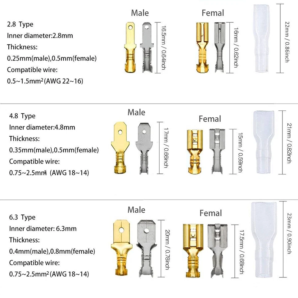 Insulated Cable Connectors Terminal Ratchet Crimping Tool Wire Crimper Pliers - Image 2 of 4