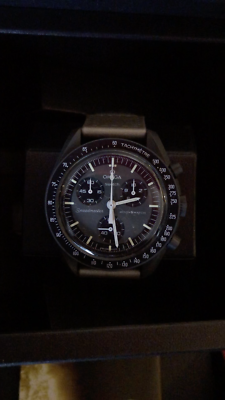 OMEGA x Swatch Speedmaster MoonSwatch Men's Black Watch - SO33M100