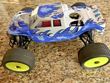 Vintage Team Trinity Monster Spyder Nitro to Brushless Conversion 1/8 4WD