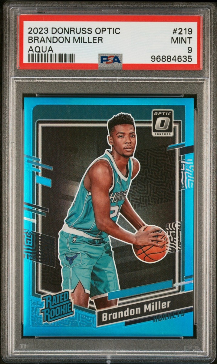 その他 NBA DONRUSS OPTIC RC BRANDON MILLER AQUA 2023-24 Donruss Optic Brandon Miller Rated Rookie RC #219