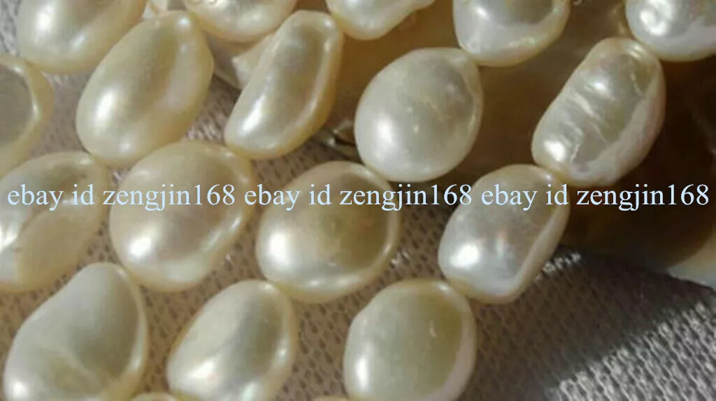 Baroque Freshwater White Pearls