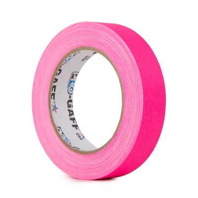 Pro Gaff RS127PK24X25 Gewebeband matt fluoreszierend Pink 24mm x 22,8m