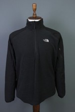 The North Face Polartec Black 1/4 Zip High Neck Fleece Jacket Size L