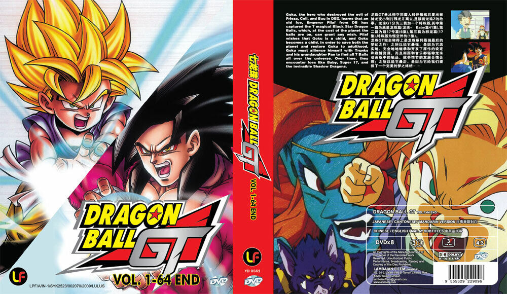 Anime DVD Dragon Ball Collection Complete Tv Series (DB+DBZ+DBGT+