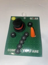 Crocs AUTHENTIC Jibbitz Make Your Own Snowman Charms 5pcs Holiday Christmas AO