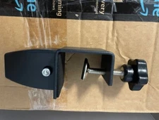 Adjustable, removable desk clamps for privacy screens, partitions, dividers