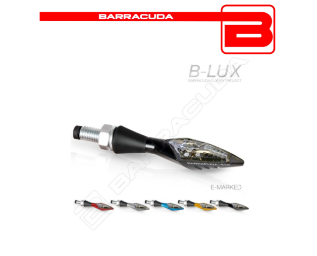 BARRACUDA FRECCE LED X-LED B-LUX OMOLOGATE per HARLEY Sportster Custom 1200C