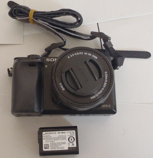 Sony Alpha a6000 Mirrorless Digital Camera 24.3MP SLR Camera with 3.0