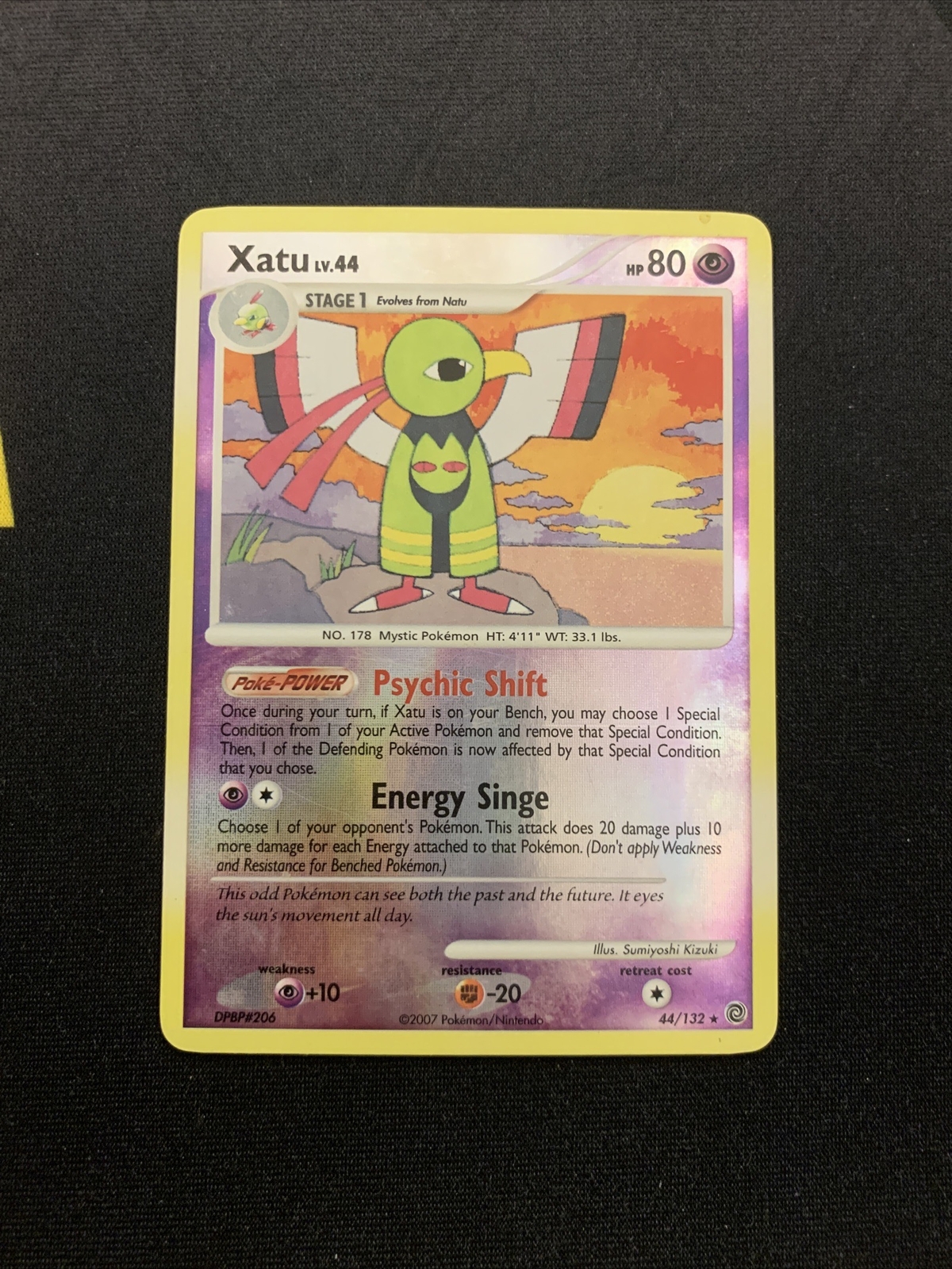 Xatu 44/132 Reverse Holo LP -Rare Holo Pokemon Card- Secret Wonders (2c)