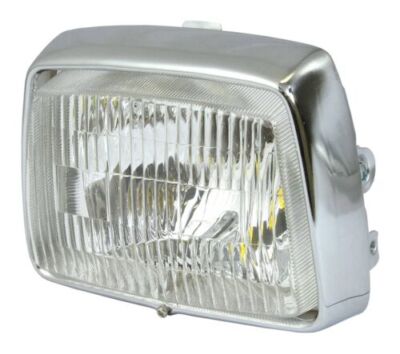 Honda Cub C50 C65 C70 C90  complete Square Headlight Assembly to fit  12V or 6v