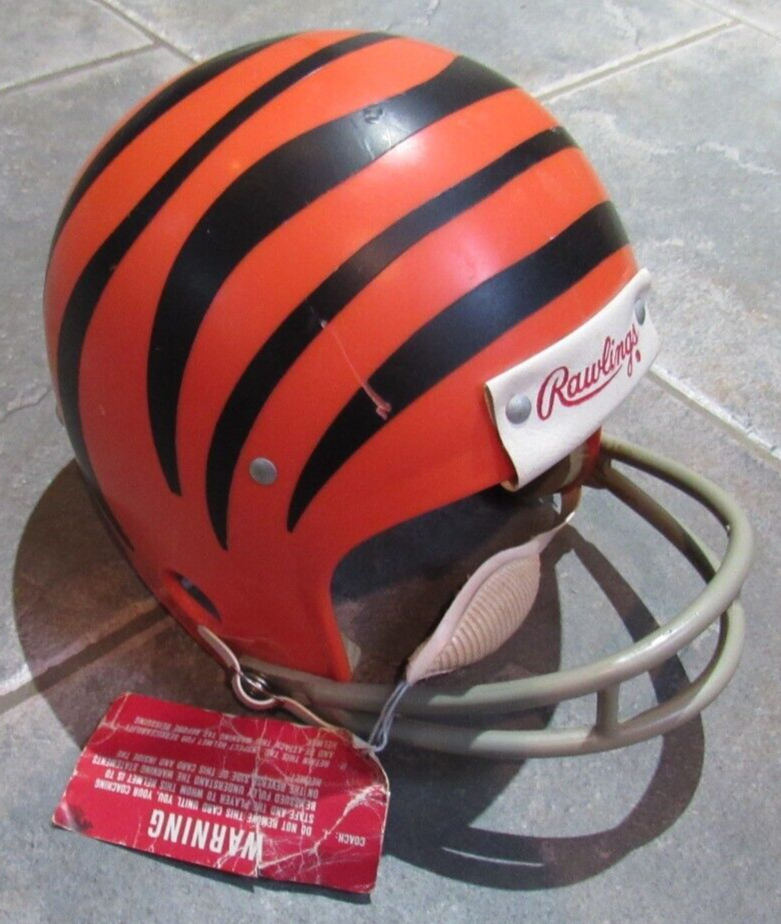 Vintage 1980's CINCINNATI BENGALS Rawlings HNFL Helmet Youth