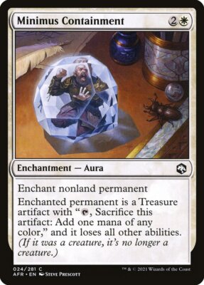 4 Minimus Containment 4x x4 *FOIL* NM - Adventures in the Forgotten Realms