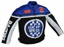 Bambini Giacca Motociclista da Racing Anti-vento Quad Moto Biker Rocker
