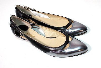 JOOP! SLIPPER LOAFER PUMPS WOMAN SHOES CHAUSSURES BUSINESS SILBER 37 #1-21#