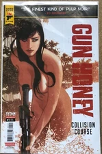 GUN HONEY COLLISION COURSE #1 CVR B ADAM HUGHES (2024) TITAN COMICS (NM)