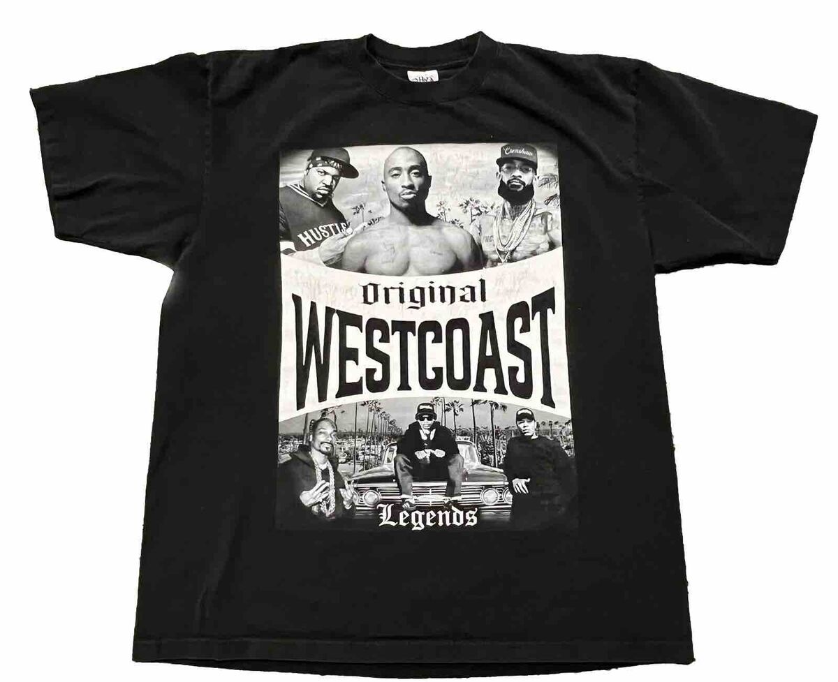 Shaka Wear Heavy 2XL West Coast Legends T-Shirt Black XXL Shaka Wear Heavy 2XL West Coast Legends T-Shirt Black XXL