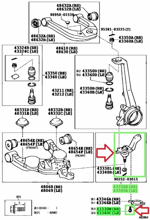 ぱるる Amazon.com: Toyota Genuine Parts - Joint Assy, Lwr Ball