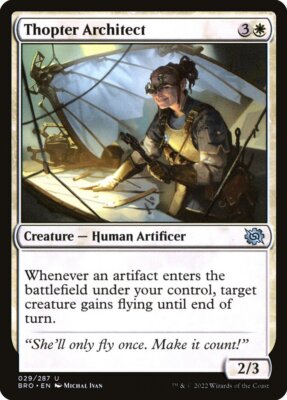 Thopter Architect Foil (029) The Brothers' War BRO MTG Magic