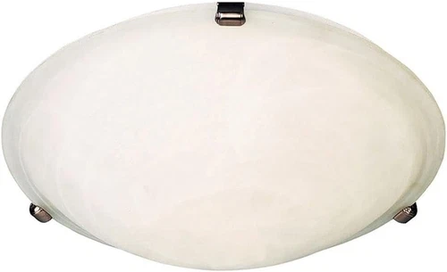 Maxim 11060FTSN Malaga 20" 4-Light Frosted Glass Flush Mount in Satin Nickel - Picture 1 of 2