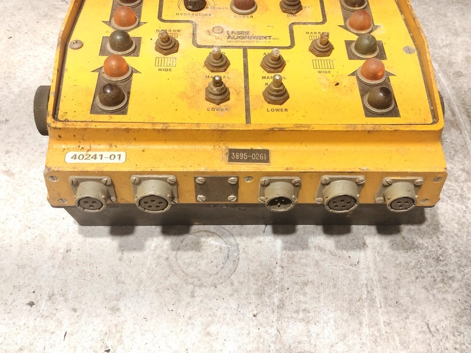 4024101 Laser Alignment Machine Control Box Controller Laser Backhoe