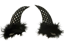 Halloween Black Devil Horns