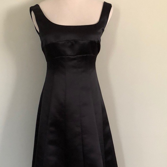bcbgmaxazria black cocktail dress BCBGMAXAZRIA - Black Lace Drop Waist Dress main image 1