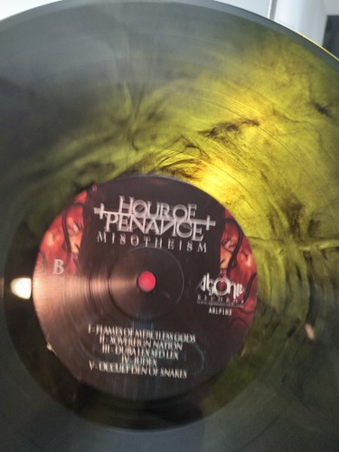 Hour of Penance Misotheism marbled vinyl 78/500 (Fleshgod Apocalypse Slayer Nile - Picture 2 of 17