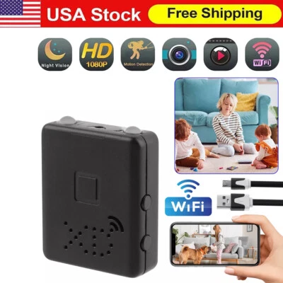 Mini Micro HD 1080P Camera Audio Video Recording 1080P Night Vision Security Cam