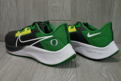 Nike Air Zoom Pegasus 38 Oregon Ducks Shoes Green Mens Size 10