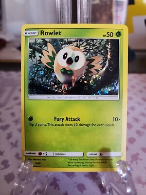 Pokemon - Rowlet - Sun & Moon Promo SM01 holo TCG