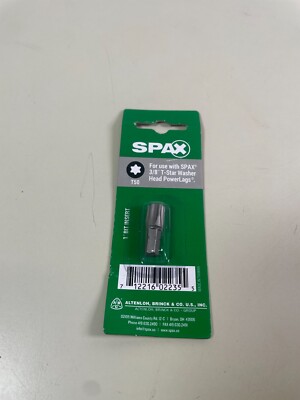 Spax T50 Bit Insert for 1/4'' HEX for Spax 3/8'' T-Star PowerLags