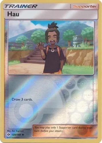 Hau's Trainer Spotlight in Pokémon Masters, the Pokémon TCG, Manga