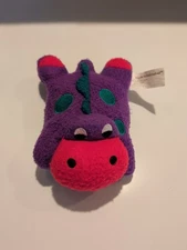 Rare 1997 Crown Crafts Pillow Buddies Babies BENNIE Dinosaur Bean Bag Plush 6"