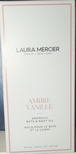 Laura Mercier Ambre Vanille Aromatic Bath Body Oil 3.3oz NIB Authentic