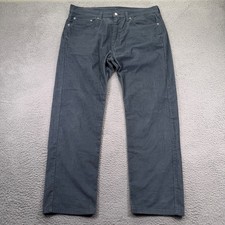 Levis 505 Corduroy Pants Men 36x30 Slate Blue Stretch Straight Regular Classic