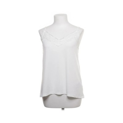 Misu, Pyjamaoberteil, Größe: L, Weiß, Elasthan/Polyester, Einfarbig, Spitze #8xx