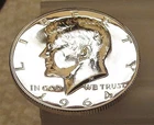 1964 Kennedy  Choice / Gem  Proof 90% Silver  Blazing White Luster #602 - 10