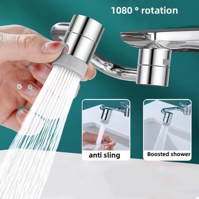#ad #ad 1080° Rotating Faucet Extender Splash Proof U Shaped Arm Aerator Filter Nozzle $20.99