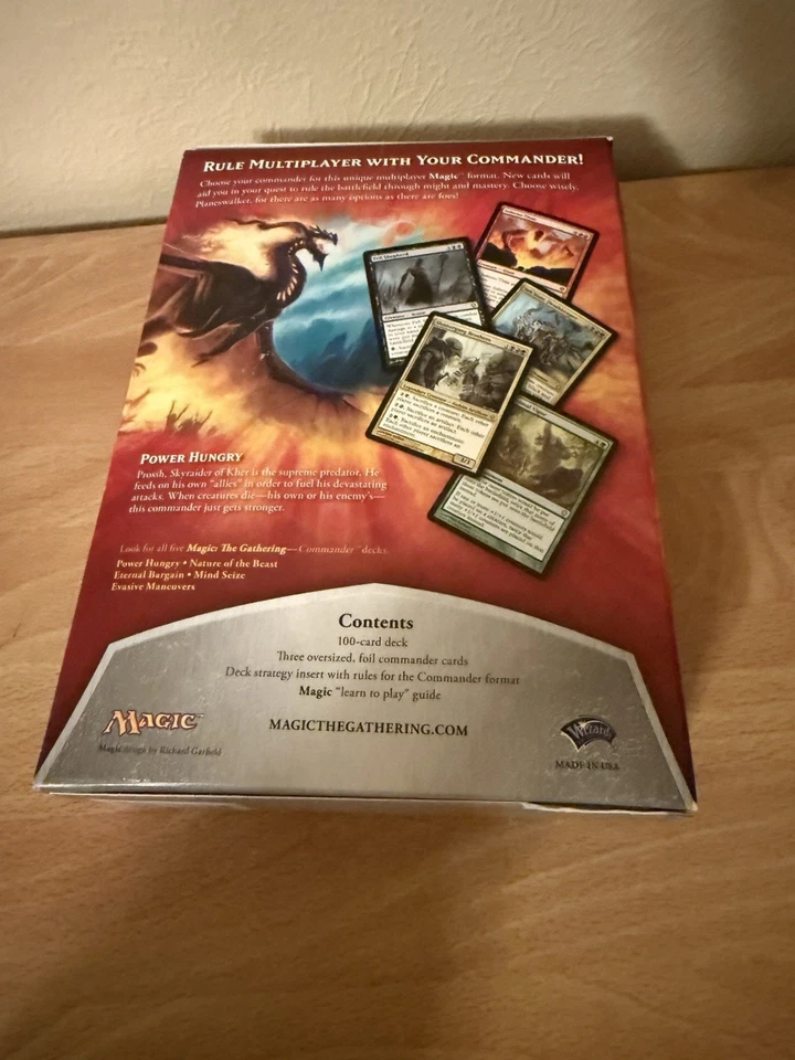 MTG Commander 2013 Power Hungry – Sealed – Prossh – Minor Box Wear – Jund B/R/G - Image 2 of 4