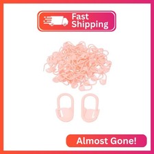 PATIKIL Crochet Stitch Markers, 100 Pack Plastic Knitting Markers Locking Stitch