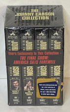 Vintage 1994 Johnny Carson Collection VHS Sealed Box Set Tonight Show Farewell