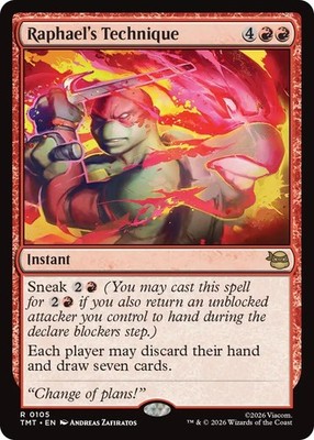 Raphael's Technique 105 Rare MTG TMT NM