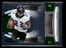 2009 Playoff Prestige Prestigious Pros Green Willis McGahee 491/500 Baltimore